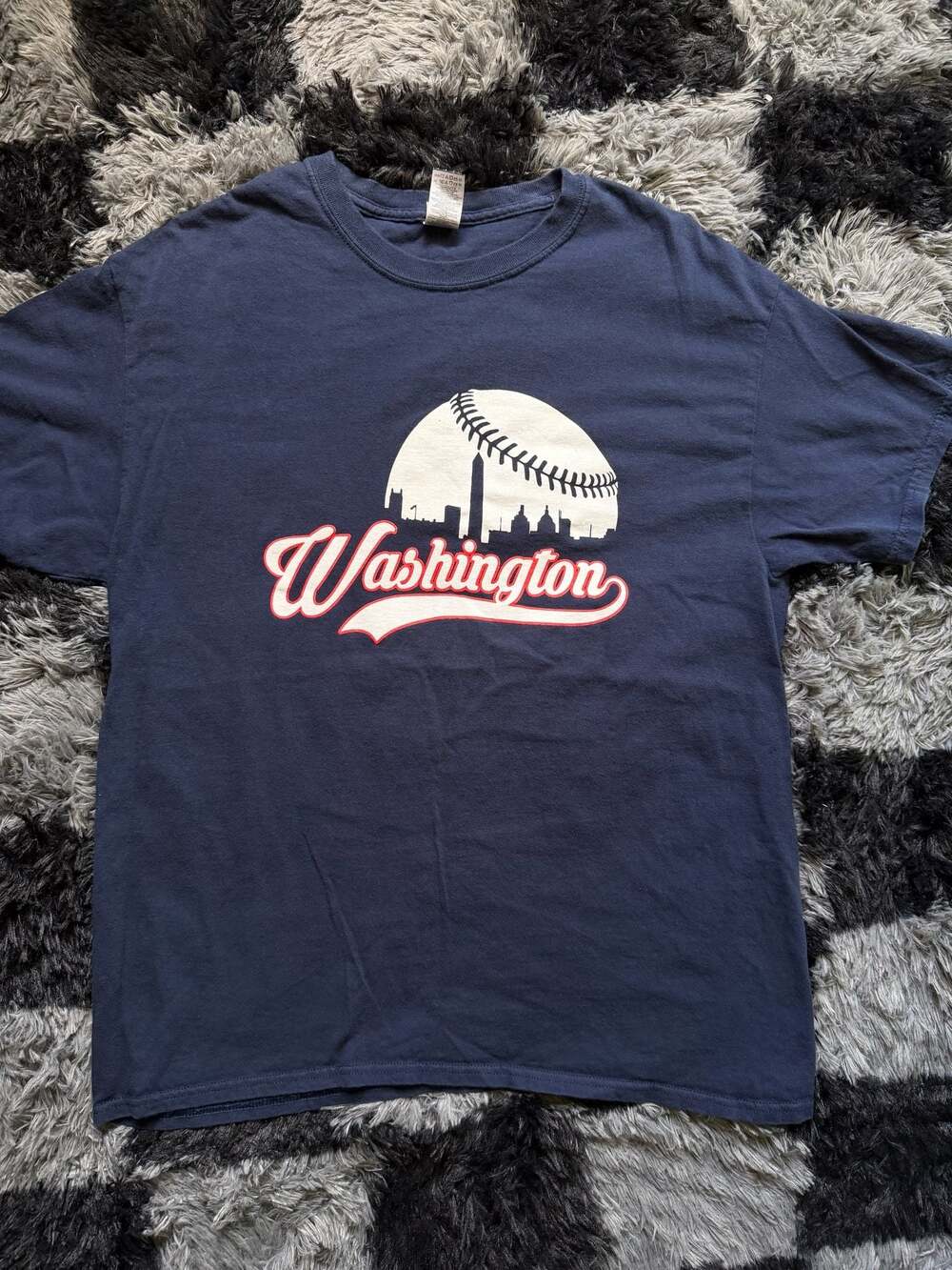 Gildan Washington Baseball Skyline Graphic T-Shirt